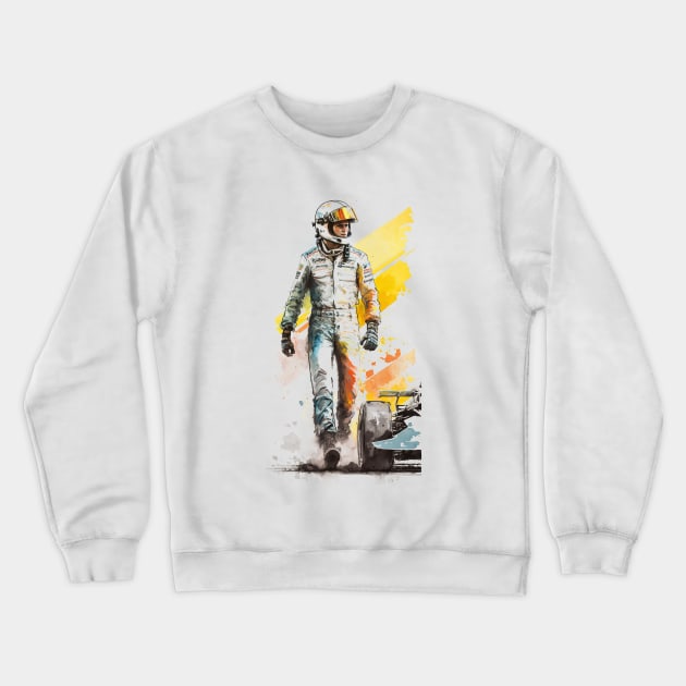 Racecar Driver Crewneck Sweatshirt by Kid Relic